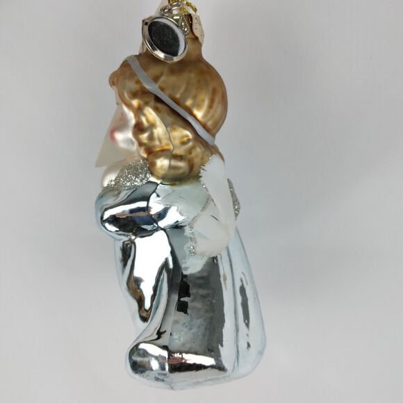 Demdaco Blown Glass December Angel Birthday Ornament The Mercantile Collection - Picture 7 of 11